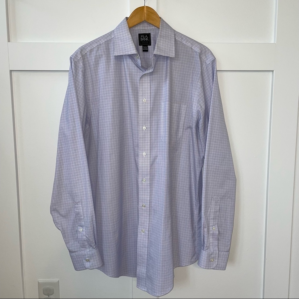 Jos A Bank Tailored Fit Traveler’s Collection Button Down